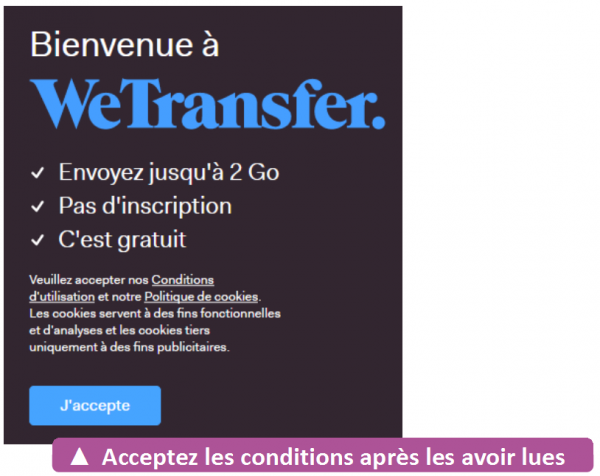 Envoyer de gros dossiers par mail avec WeTransfer — Xyoos